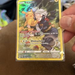 2022 Pokemon SWSH Pikachu Full Art Lost Origin TG05/TG30