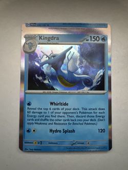 Paradox Rift Kingdra 032/182 Error Miscut Pokemon Card