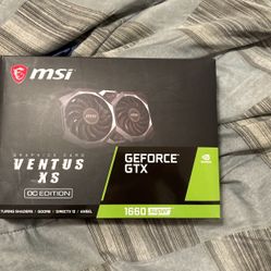 GeForce gtx 1660 Super Ventus Xs Oc Edition 