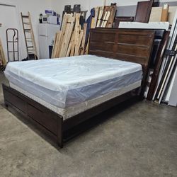 Queen Bed And Mattress