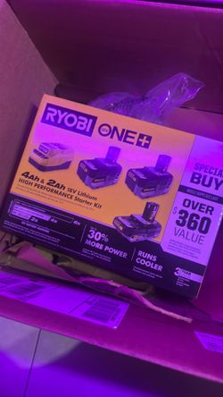 Ryobi high performance batteries