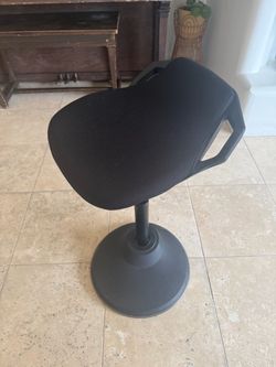 SONGMICS Ergonomic Wobble Stool, Height Adjustable Swivel Balance Chair