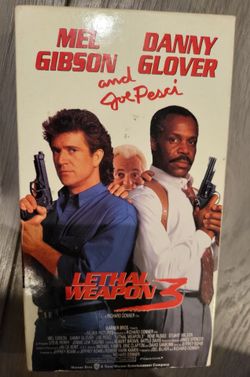 🔫📼 Lethal Weapon 3 VHS – Mel Gibson, Danny Glover & Joe Pesci – 1992 Warner Bros.