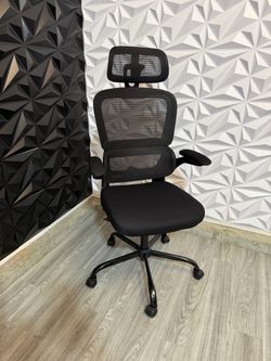 Ergonomic Office Chair with Adjustable Armrest