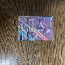 2017 Pokemon Mewtwo GX Full Art Shining Legends 