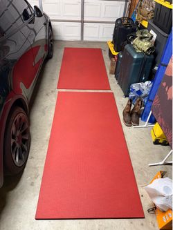 Zebra fitness mats