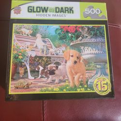 500 Piece Glow In The Dark Puzzle/Rompecabezas 