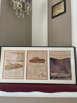 Vintage cars Framed/Matted Print