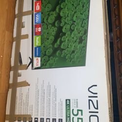 55” Vizio Tv Smart 4k No Remote Wall Mount Included 