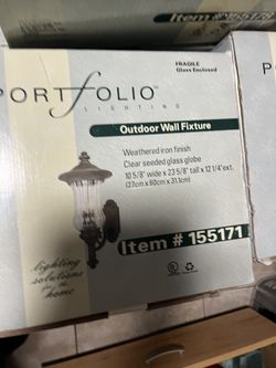 Outdoor Wall Fixture Open Box 