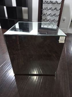 Glass end table
