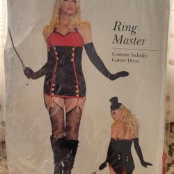 Ring Master Halloween Costume, Women's Size L