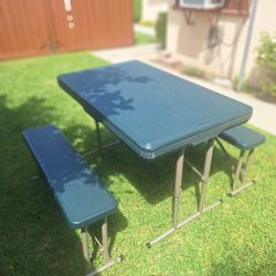 Portable  Folding Table And Benches