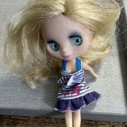 MINI BLYTHE DOLL BLONDE