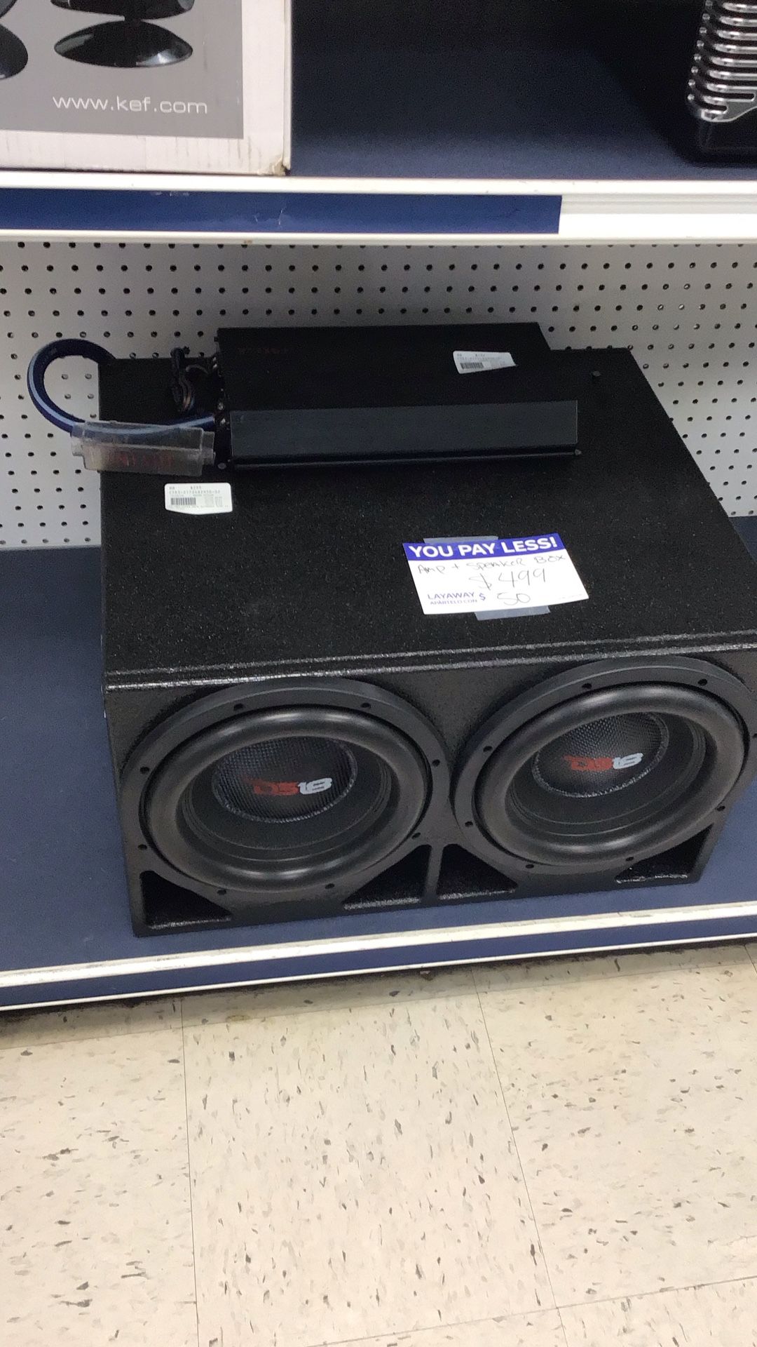 Speaker Box And Amplifier Combo