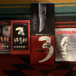 Scream Steel Books & VHS 