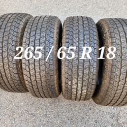 265 / 65 R 18 (4) TIRES GOODYEAR 