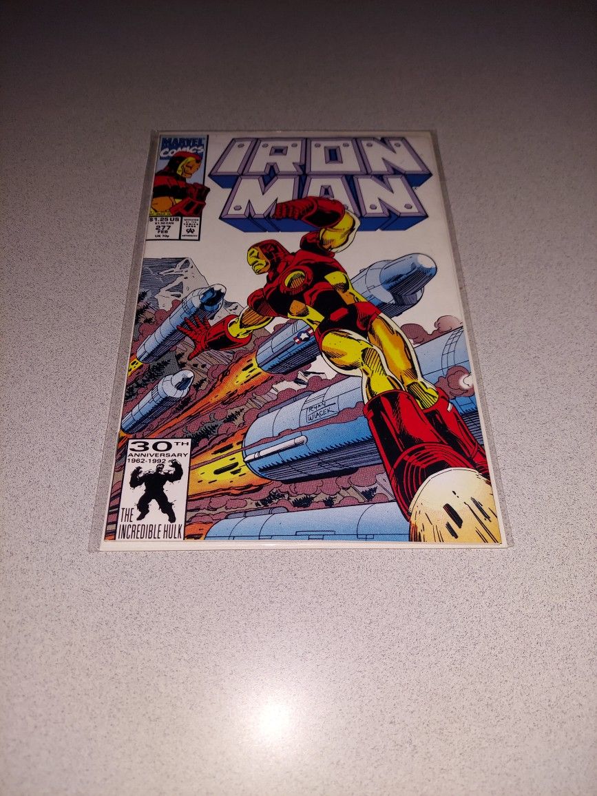 1991 IRON MAN #277 COMIC BAGGED AND BOARDED