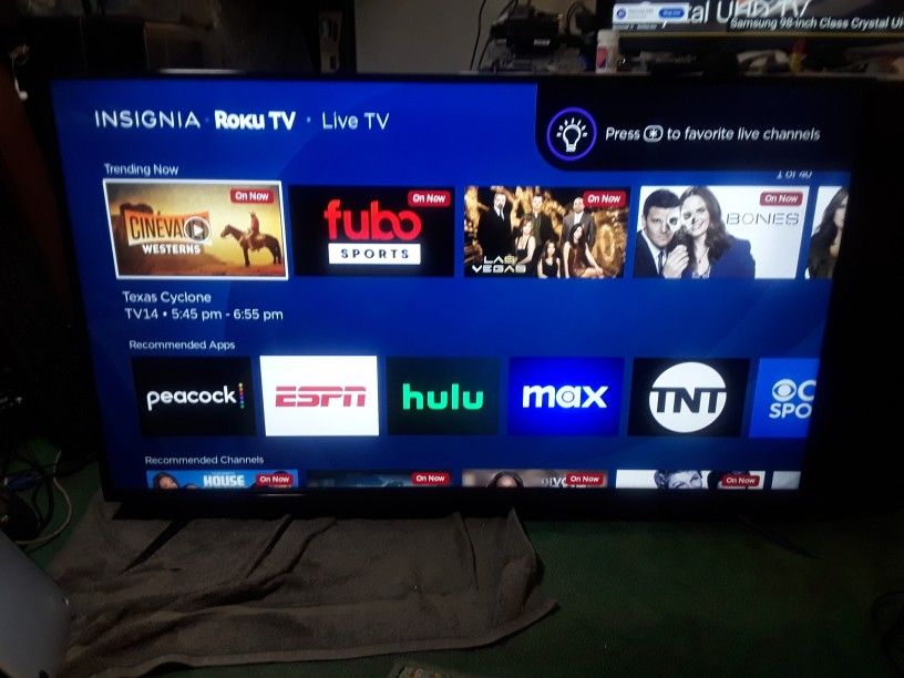 Insignis Roku TV 50" Inch LED -1080p Smart HDTV Roku TV Remote Cobtrol Included
