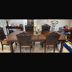 Dining Table And Cabinet 