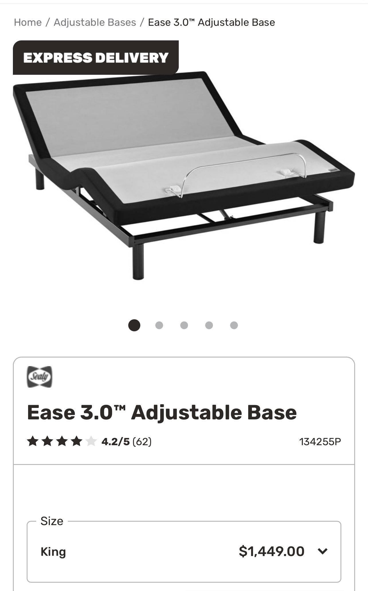 King Size Adjustable Base