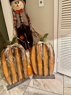 Large Handmade Wood Pumpkins $25 Each Pumpkin