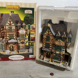 Lemax Caddington Village Wilson & Sons Bookstore/Actors' Studio 2005 Rare SEE!!!