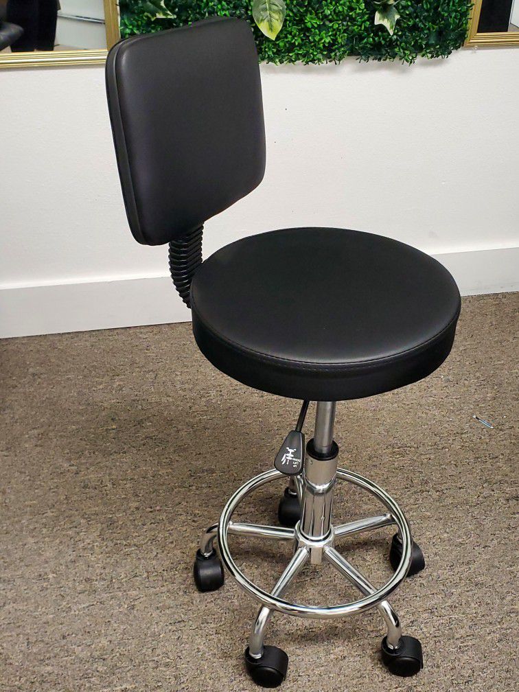 Hydraulic Salon Stool With backrest 