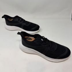 Fabletics Performance Sneaker, Black/White - Womens 11