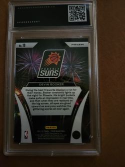 Devin Booker 2021-22 Prizm Fireworks Fast Break Disco Prizm