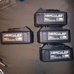 20v 5 Ah Hercules Power tool Batteries $150