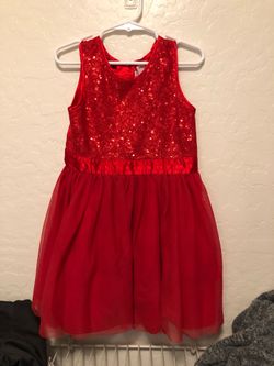 Red dress size 5T