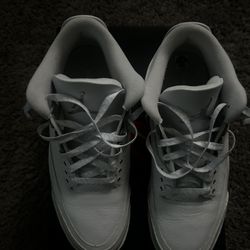 Jordan 3 pure money worn once