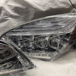 18-24 Cascadia LED DRL Sequential Signal Projector Headlights Lamps Chrome