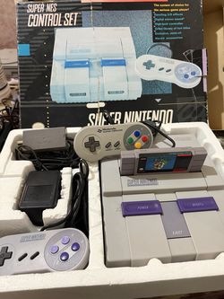 Súper Nintendo boxed