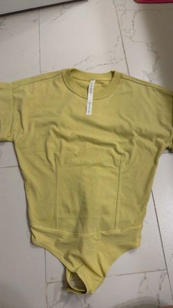 Yellow-Green Short Sleeve Bodysuit