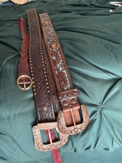 Western Leather Belts
