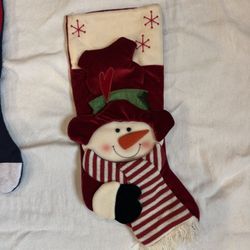 Snowman Gift Stocking