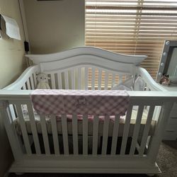 White Baby Crib