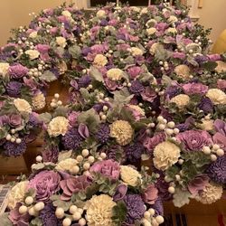 Wood Flower Arrangements 