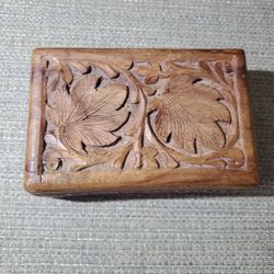  Teakwood  Relief Carving  Of Leafs, Vines & Scroll  Carving Absolutely  Beautiful !