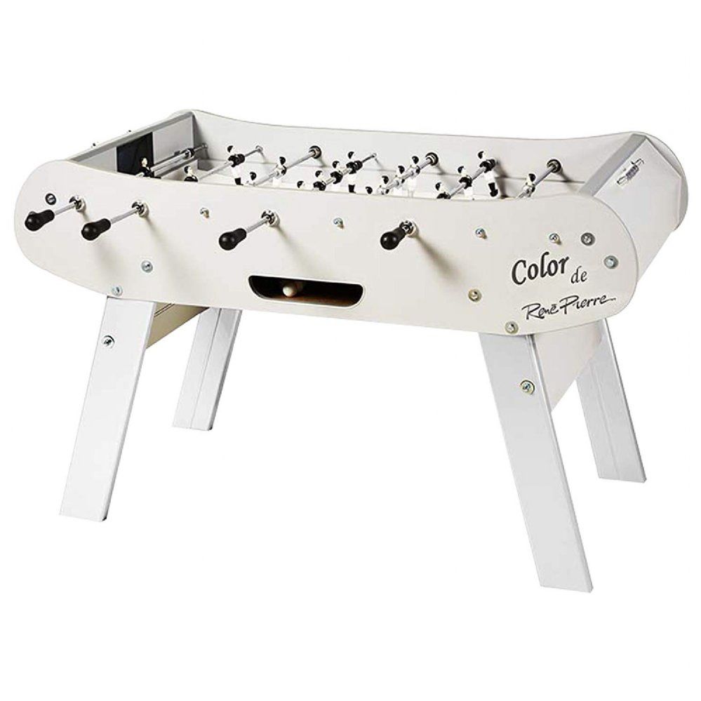René Pierre Color Blanc Foosball Table in White