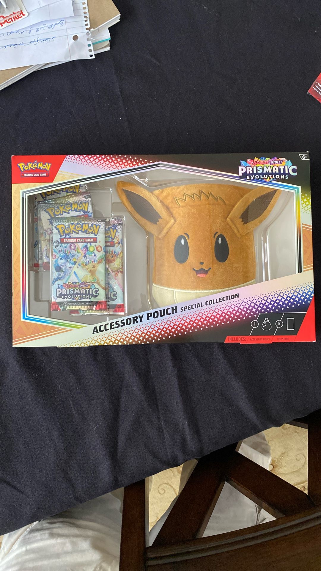 Pokemon Prismatic Evolutions Accessory Pouch