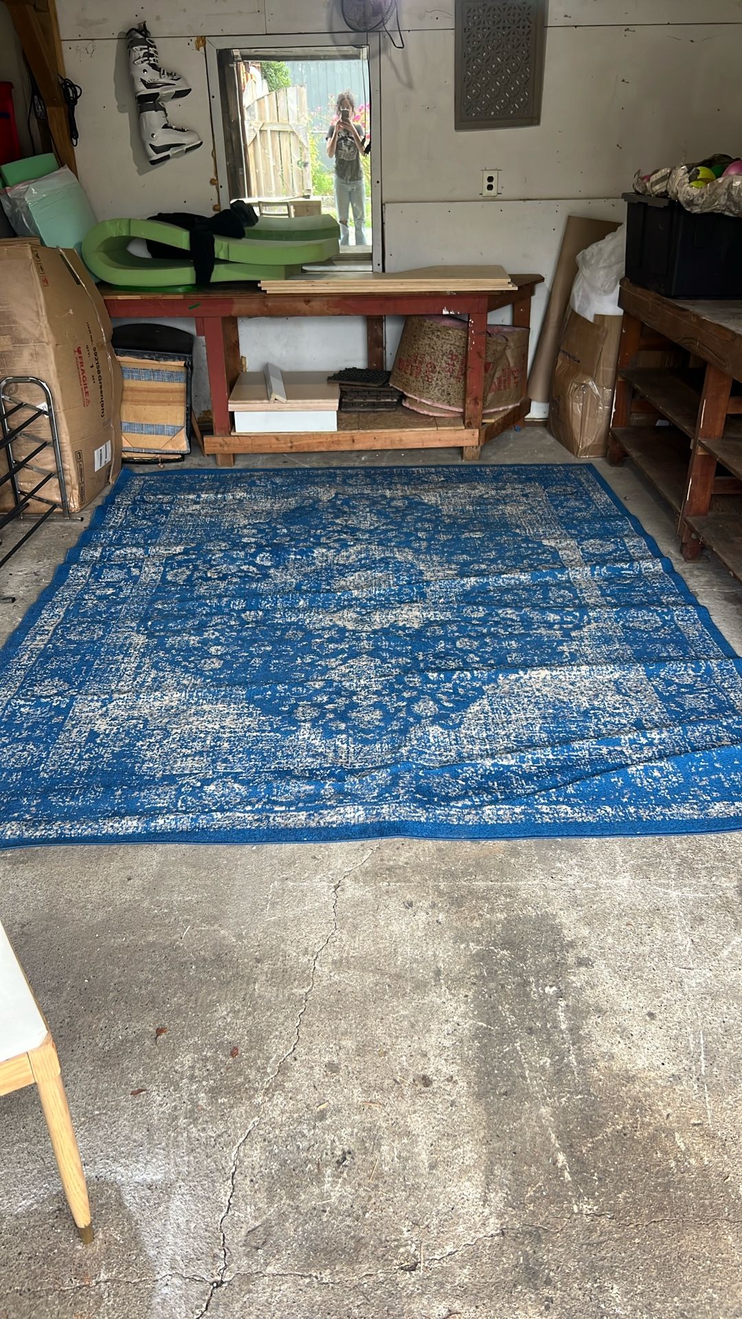 8x10 Blue Rug
