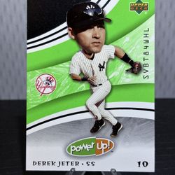 #58 Derek Jeter 2004 Upper Deck Power Up