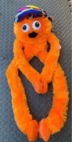 Fiesta Orange Monkey Plush Stuffed Animal