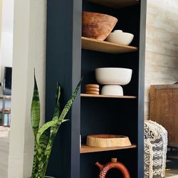 Black , Arch Bookshelf
