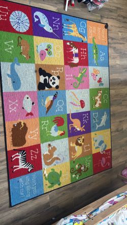 Kid Room Alphabet Rug