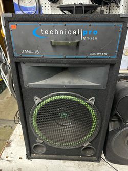 Technical Pro JAM-15 3000W PA Speaker
