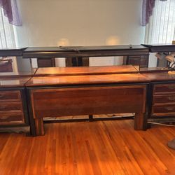 Vintage Broyhill ming dynasty headboard 